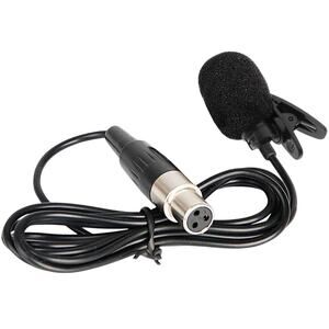 Lavalier Lapel Microphone Mini XLR Jack Hand-Free Clip-on Wireless Transmitter